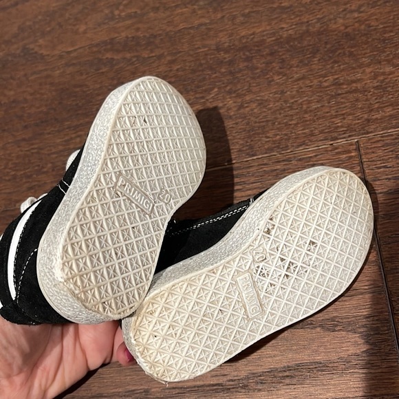 Primigi Baby Black Suede High Tops Size 5 - Picture 4 of 4